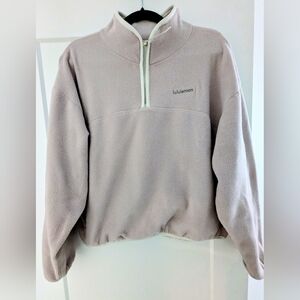Lululemon Tumbled Fleece Half-Zip Jacket - Mink Berry